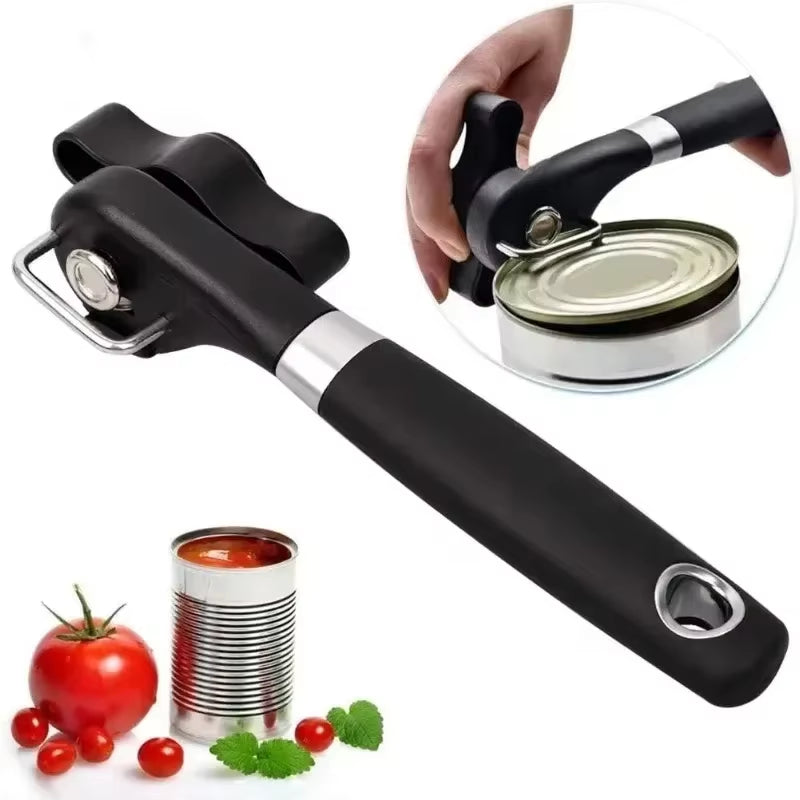 1Pc Automatic Can Opener /Manual Jar Opener Tin Touch None Sharp Edges Electric High Power Jar Tin Can Openers Kitchen Gadgets